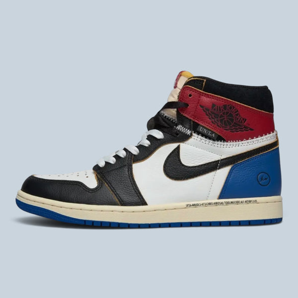 Jordan 1 Retro High OG SP Fragment x Union LA Varsity Red Sport Royal