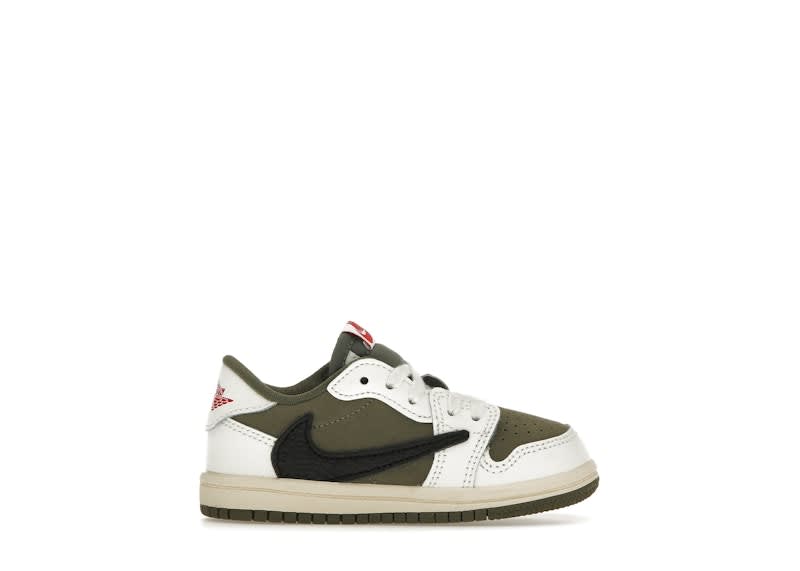希少TRAVIS Nike Jordan 1 Low OG SP (TD) Jordan 1 Retro Low OG SP Travis Scott Medium Olive (TD) - Buy
