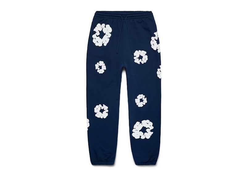 Denim Tears Cotton Wreath Sweatpants Navy