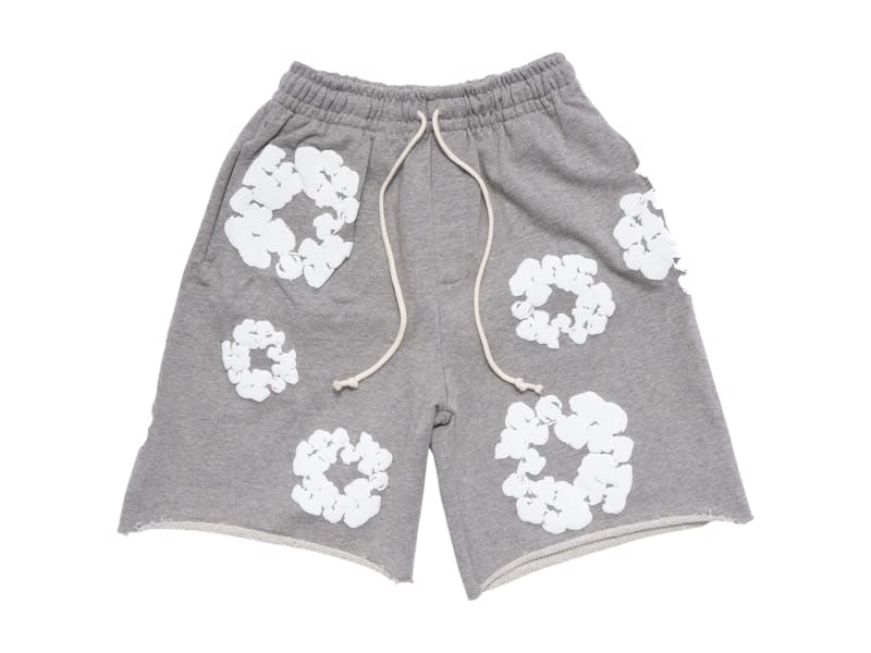Denim Tears The Cotton Wreath Shorts Grey