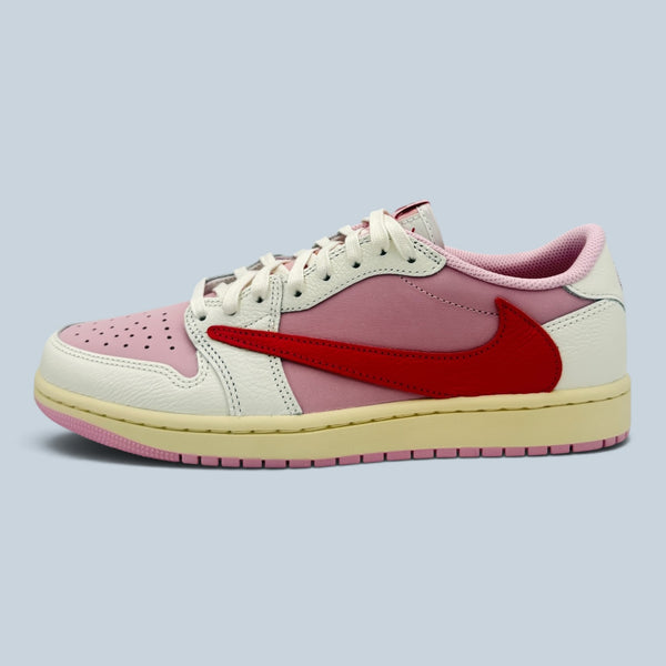Jordan 1 Retro Low OG SP Travis Scott Sail Tropical Pink
