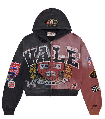 Vale Two Face Zip Up Hoodie