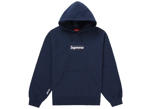 Supreme Box Logo Hooded Sweatshirt (FW25) Navy