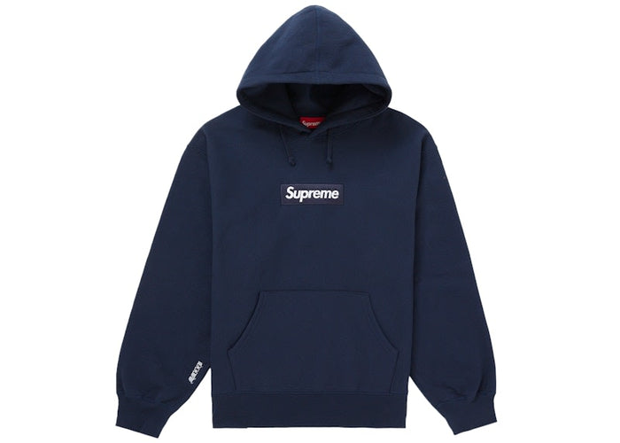 Supreme Box Logo Hooded Sweatshirt (FW25) Navy