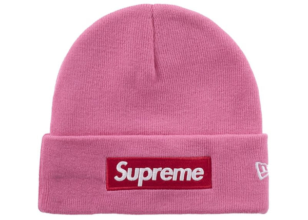 Supreme New Era Box Logo Beanie (FW25) Magenta