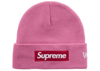 Supreme New Era Box Logo Beanie (FW25) Magenta